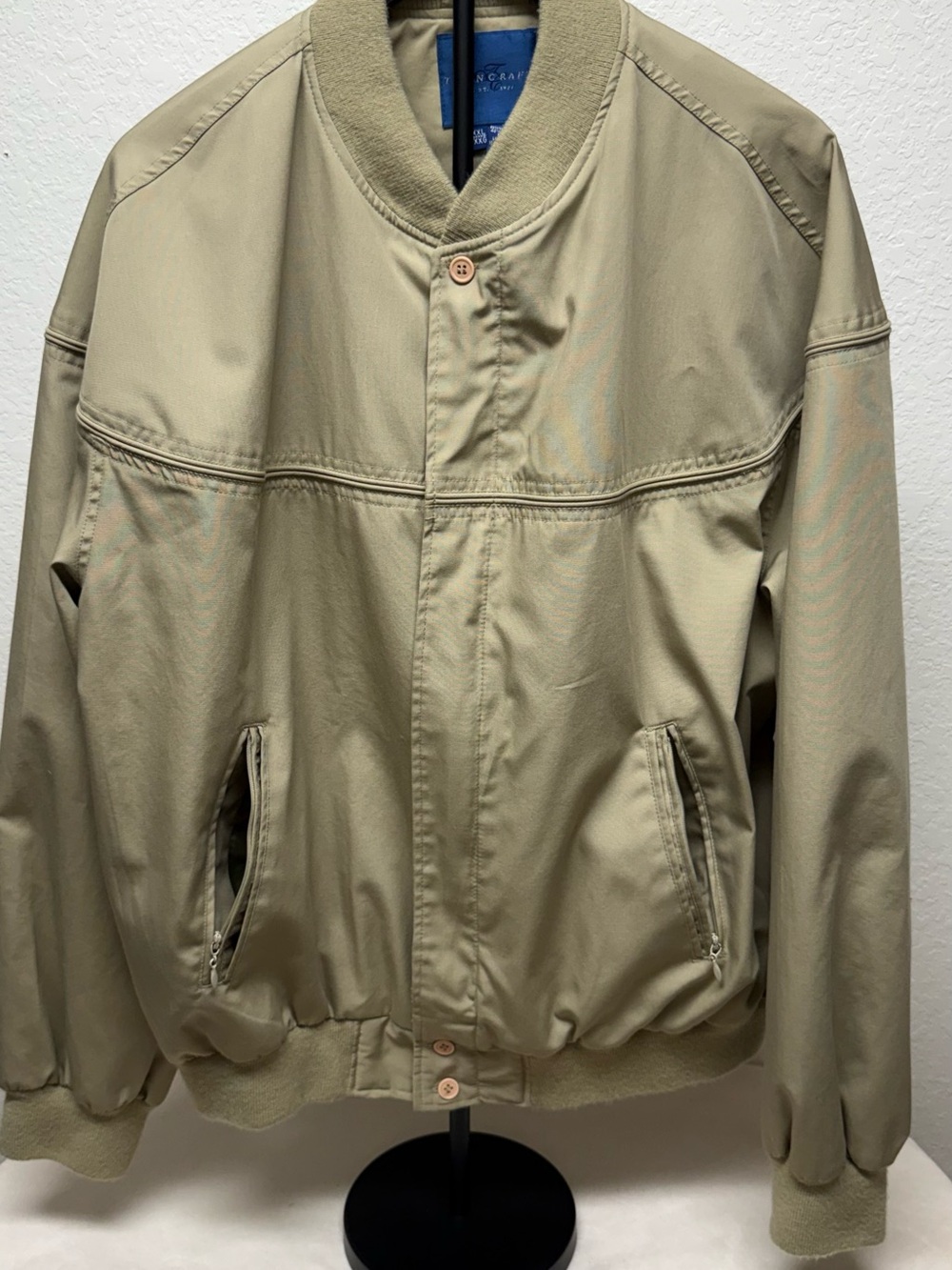 Towncraft Khaki Men's Bomber Jacket